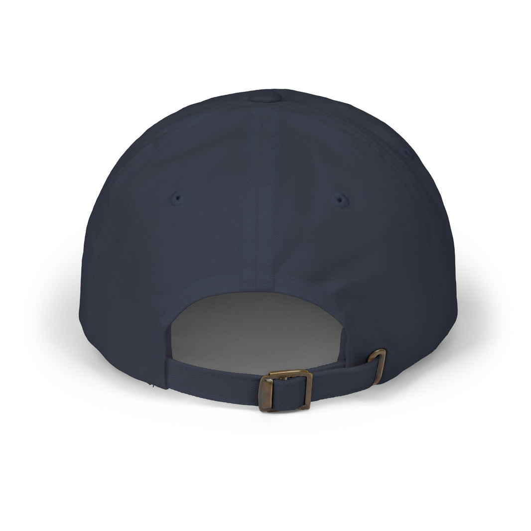 GLP-1 of a Kind Embroidered Dad Hat-GLP-1 of a Kind Embroidered Dad Hat, Navy, product-only rear view