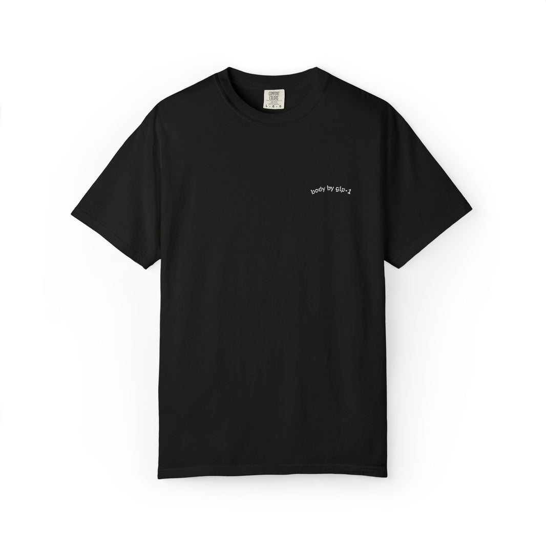 Body by GLP-1 Embroidered T-Shirt-Body by GLP-1 Embroidered T-Shirt, Black, product-only front embroidery view