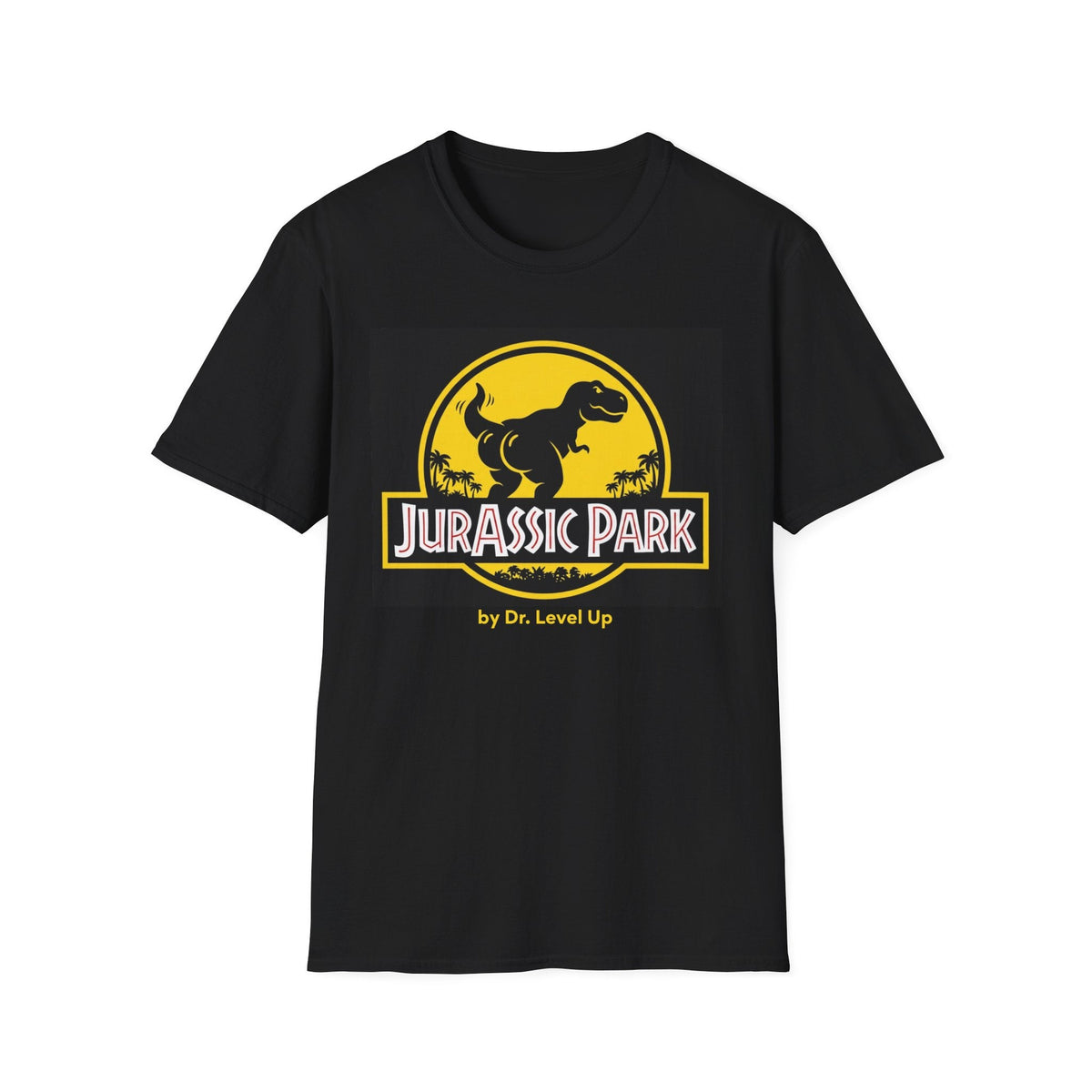 JurASSic Park BBL Dinosaur T-Shirt-JurASSic Park BBL Dinosaur T-Shirt, Black, product front