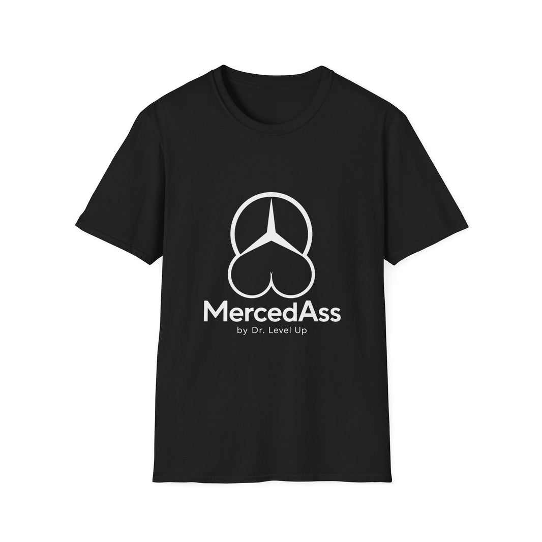 MercedASS BBL T-Shirt-MercedASS Booty T-Shirt, Black, product front