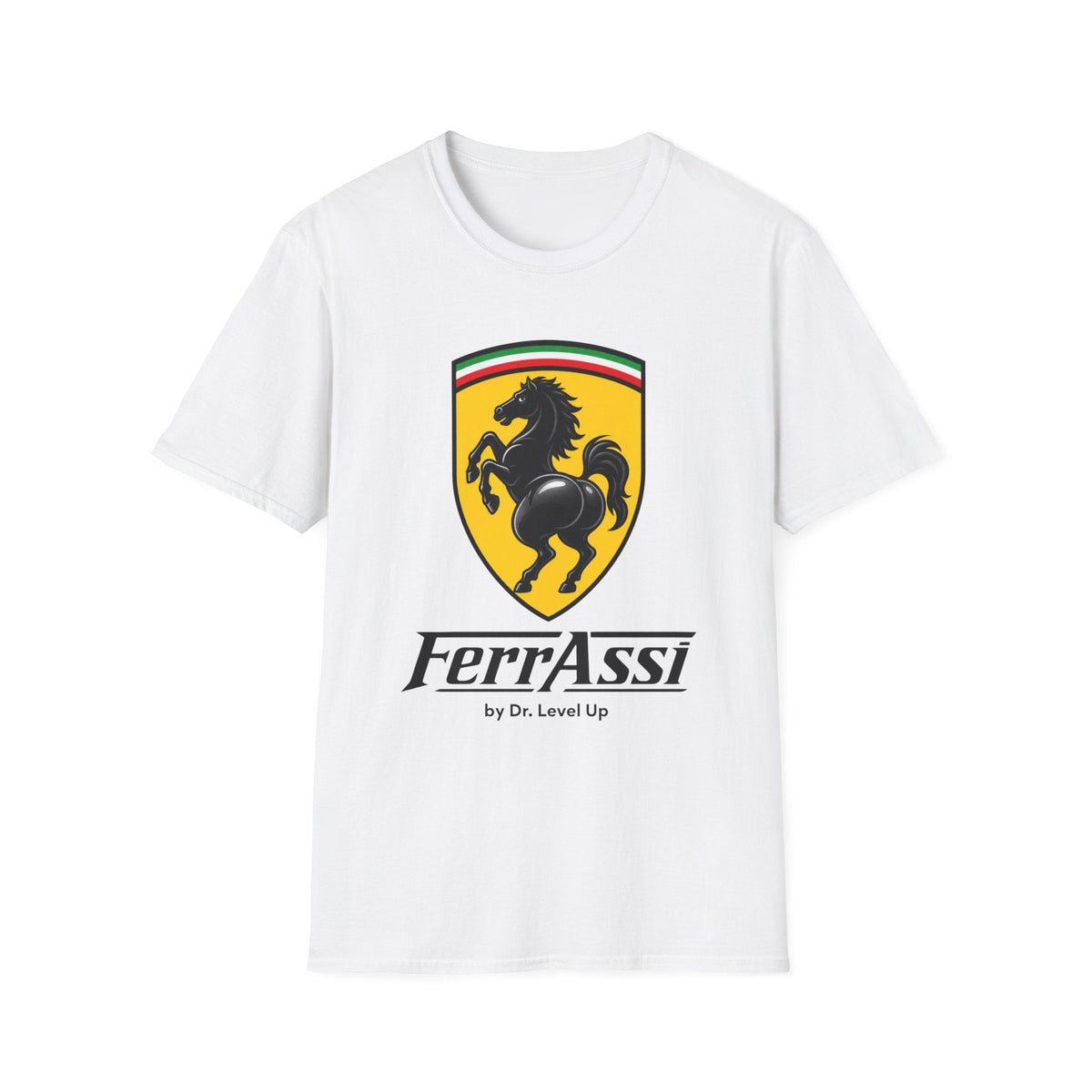 Ferassi BBL Horse T-Shirt-Ferassi BBL Horse T-Shirt, White, product front