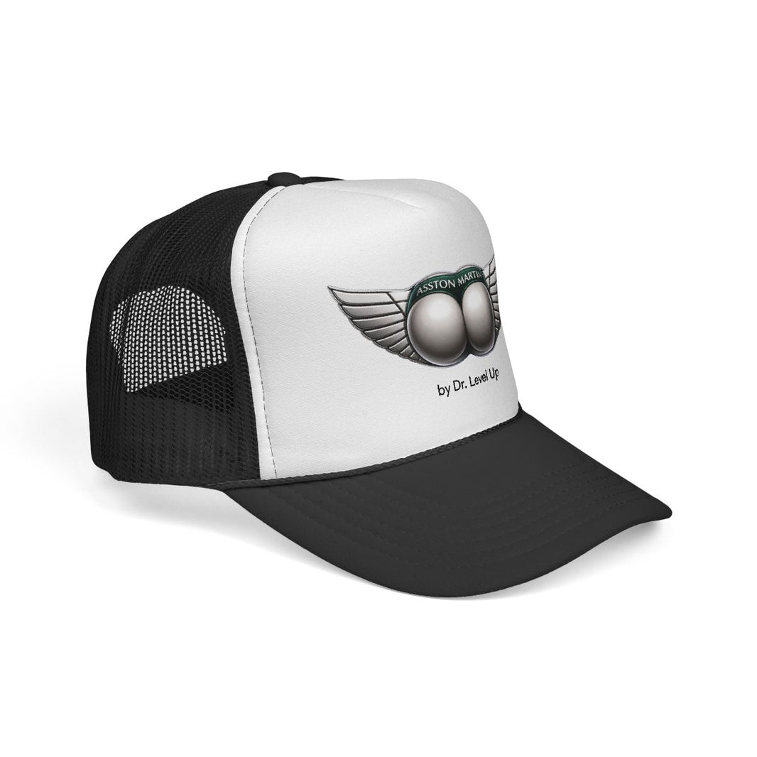 ASSton Martin BBL Trucker Cap, Black, product three-quarter