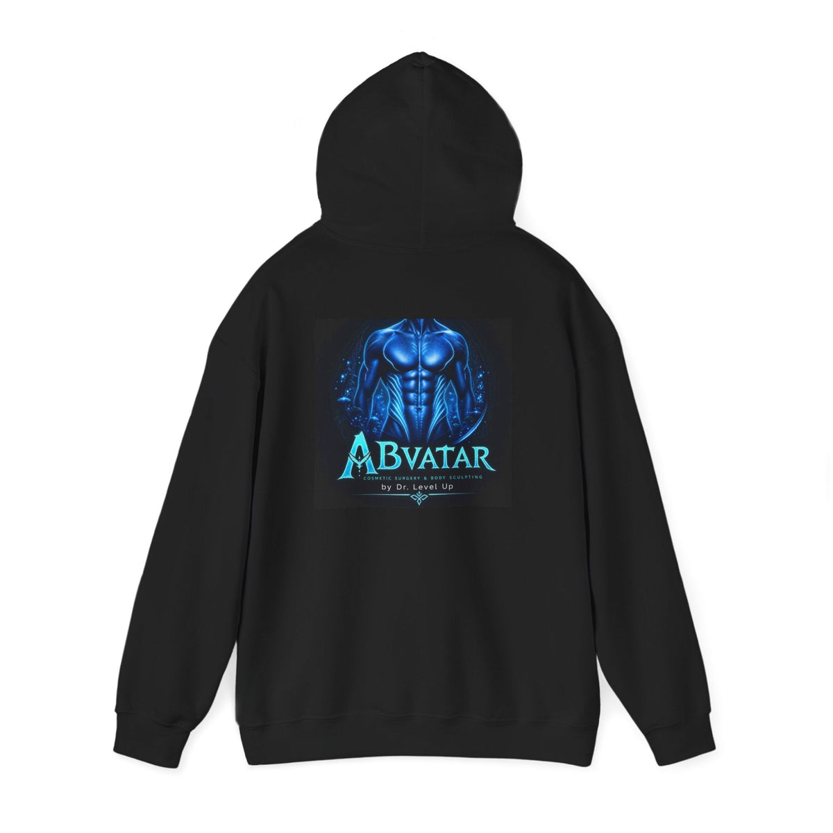 ABvatar High Definition Lipo Hoodie-ABvatar High Definition Lipo Hoodie, Black, product back