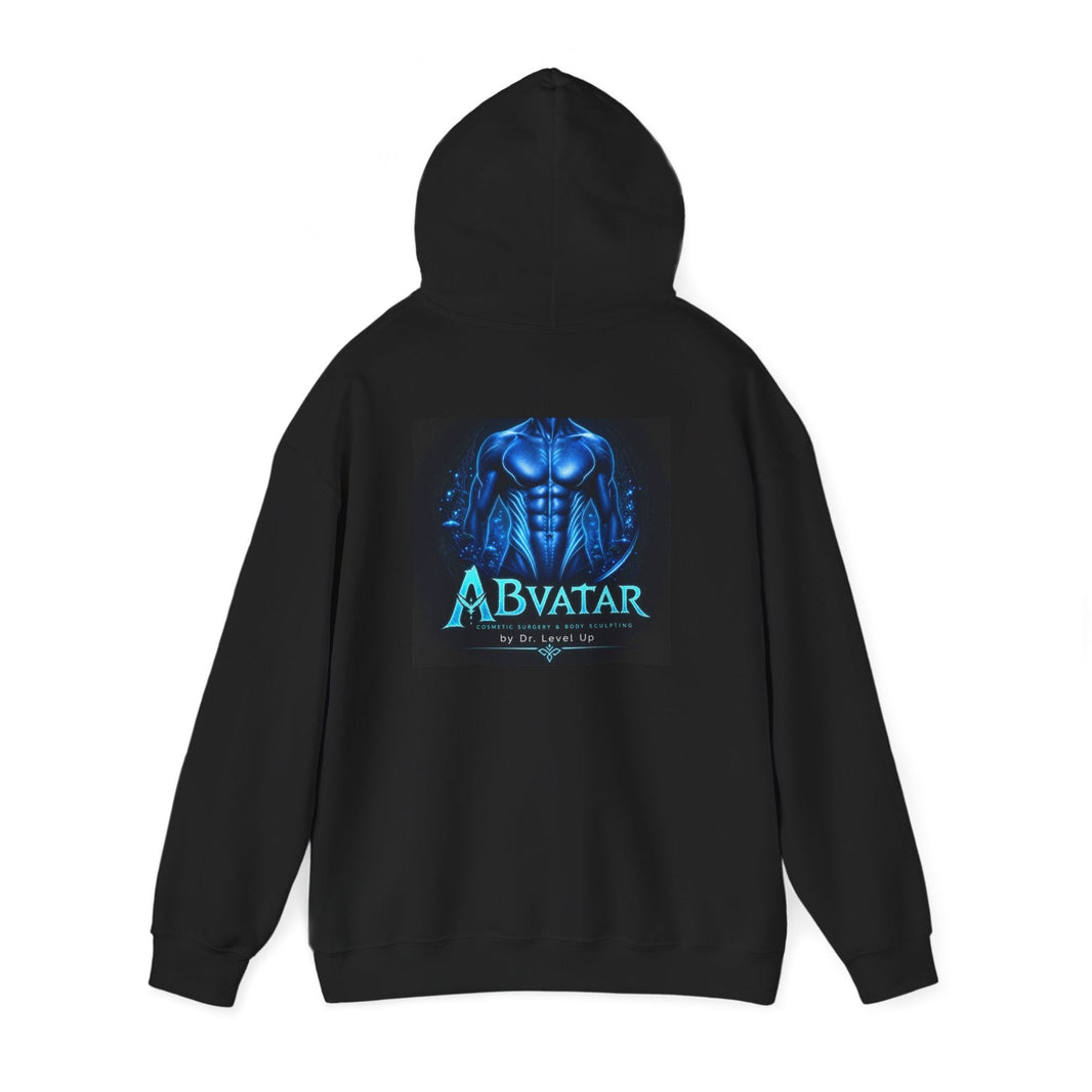 ABvatar High Definition Lipo Hoodie, Black, product back