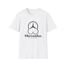MercedASS BBL T-Shirt, White, product front