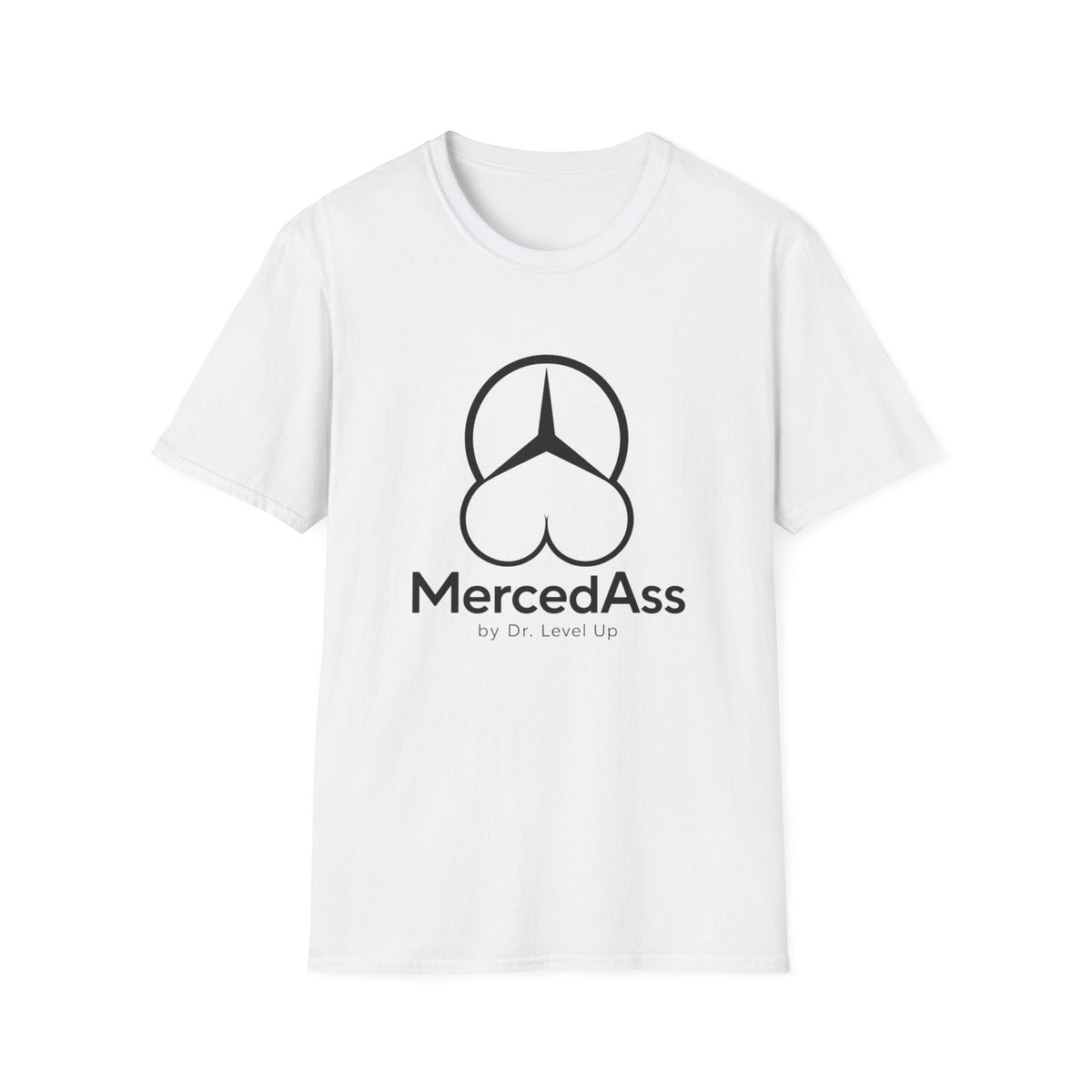 MercedASS BBL T-Shirt-MercedASS BBL T-Shirt, White, product front