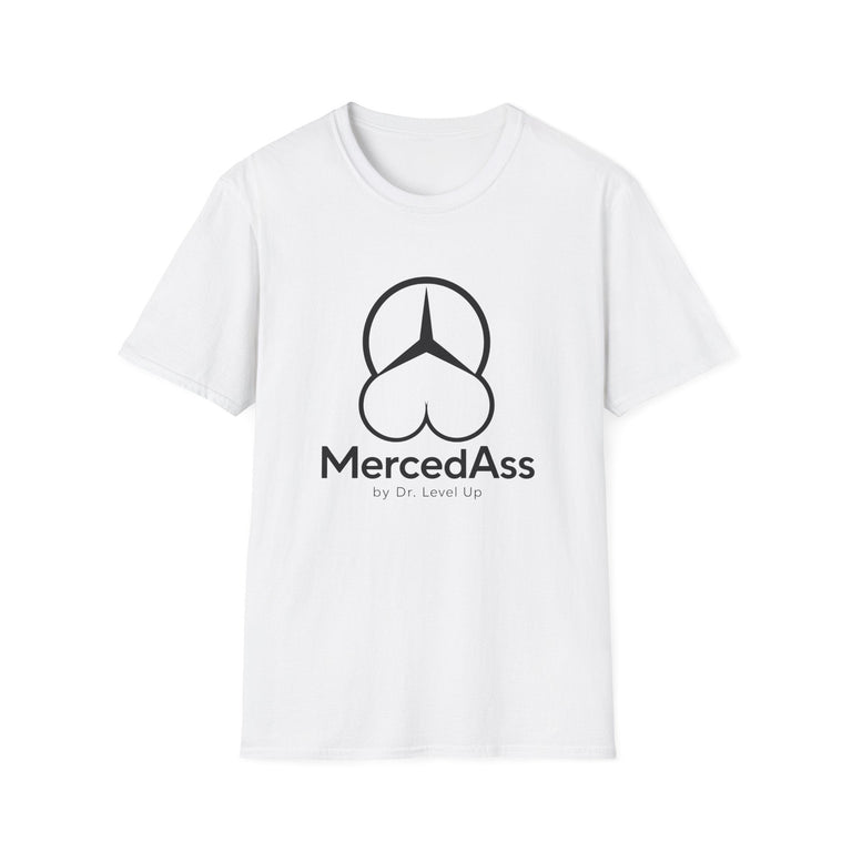 MercedASS BBL T-Shirt, White, product front