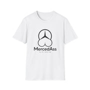 MercedASS BBL T-Shirt, White, product front