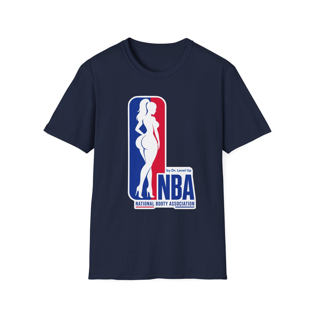 NBA - National Booty Association T-Shirt, Navy, product front
