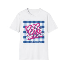 Boobs & Butts Bodyworks T-Shirt, White, product front