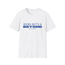 Boobs Butts & Beyond Unisex T-Shirt, White, product front