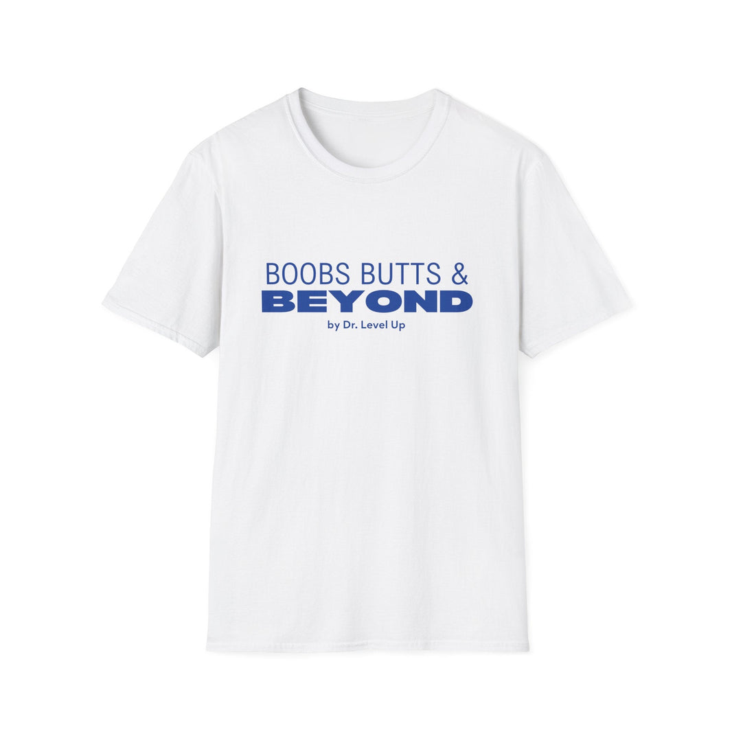 Boobs Butts & Beyond Unisex T-Shirt, White, product front