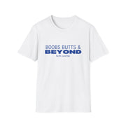 Boobs Butts & Beyond Unisex T-Shirt, White, product front