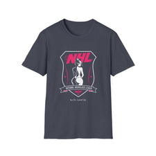 NHL - National Hourglass League Unisex Softstyle T-Shirt, Heather Navy, product front
