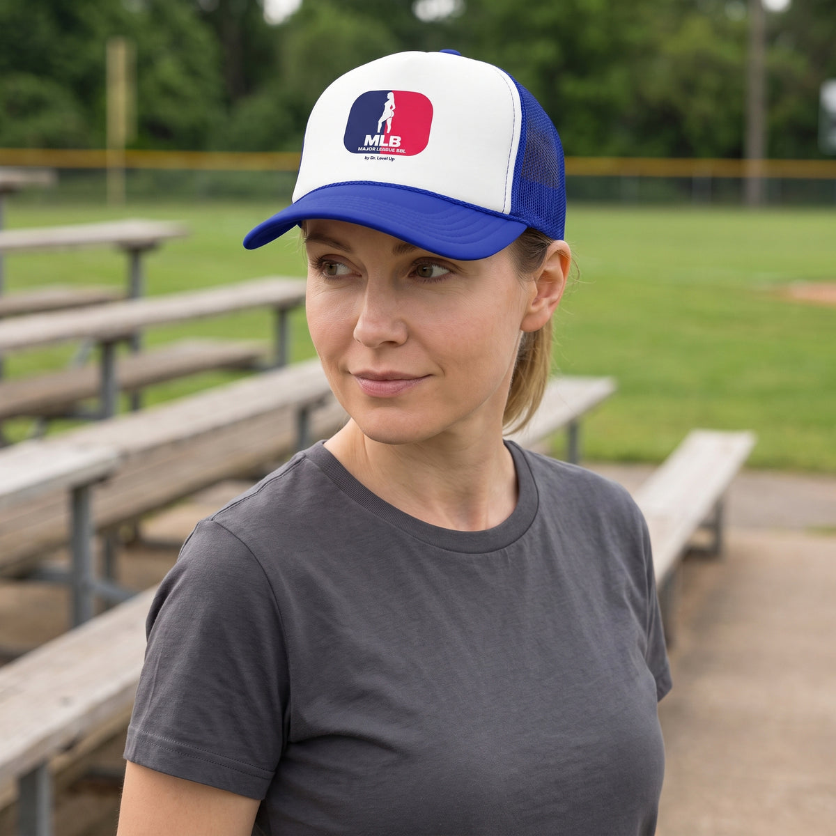MLB - Major League BBL Trucker Cap, Royal, lifestyle