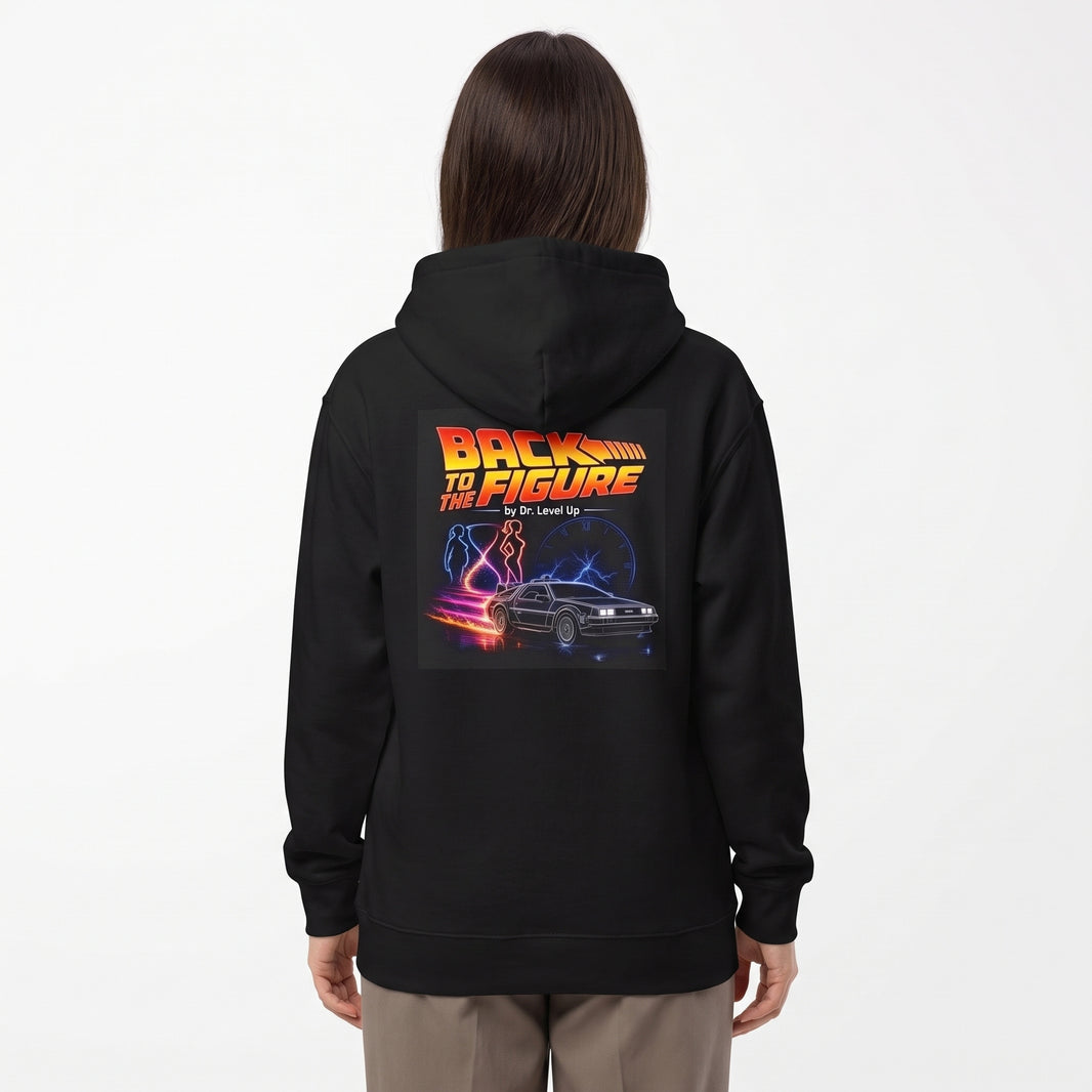Back to the Figure Hoodie-Back to the Figure Hoodie, Black, white-background studio wider fit view
