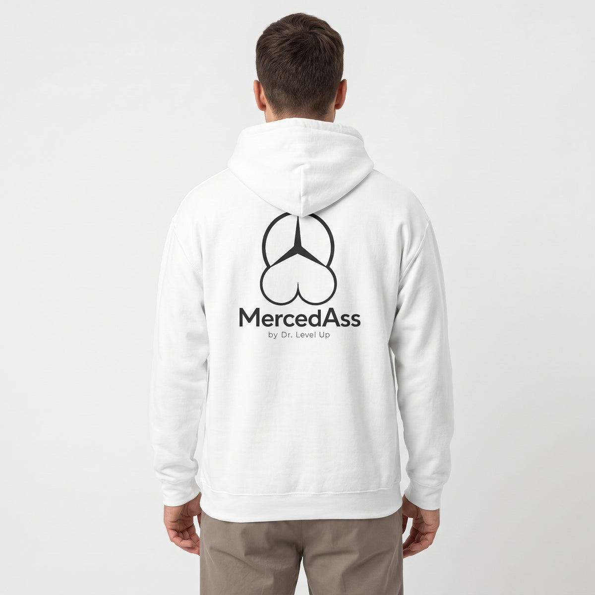 MercedASS Booty Hoodie-MercedASS Booty Hoodie, White, white-background studio wider fit view