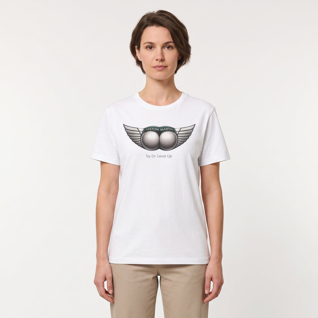ASSton Martin BBL T-shirt-ASSton Martin BBL T-shirt, White, white-background studio wider fit view