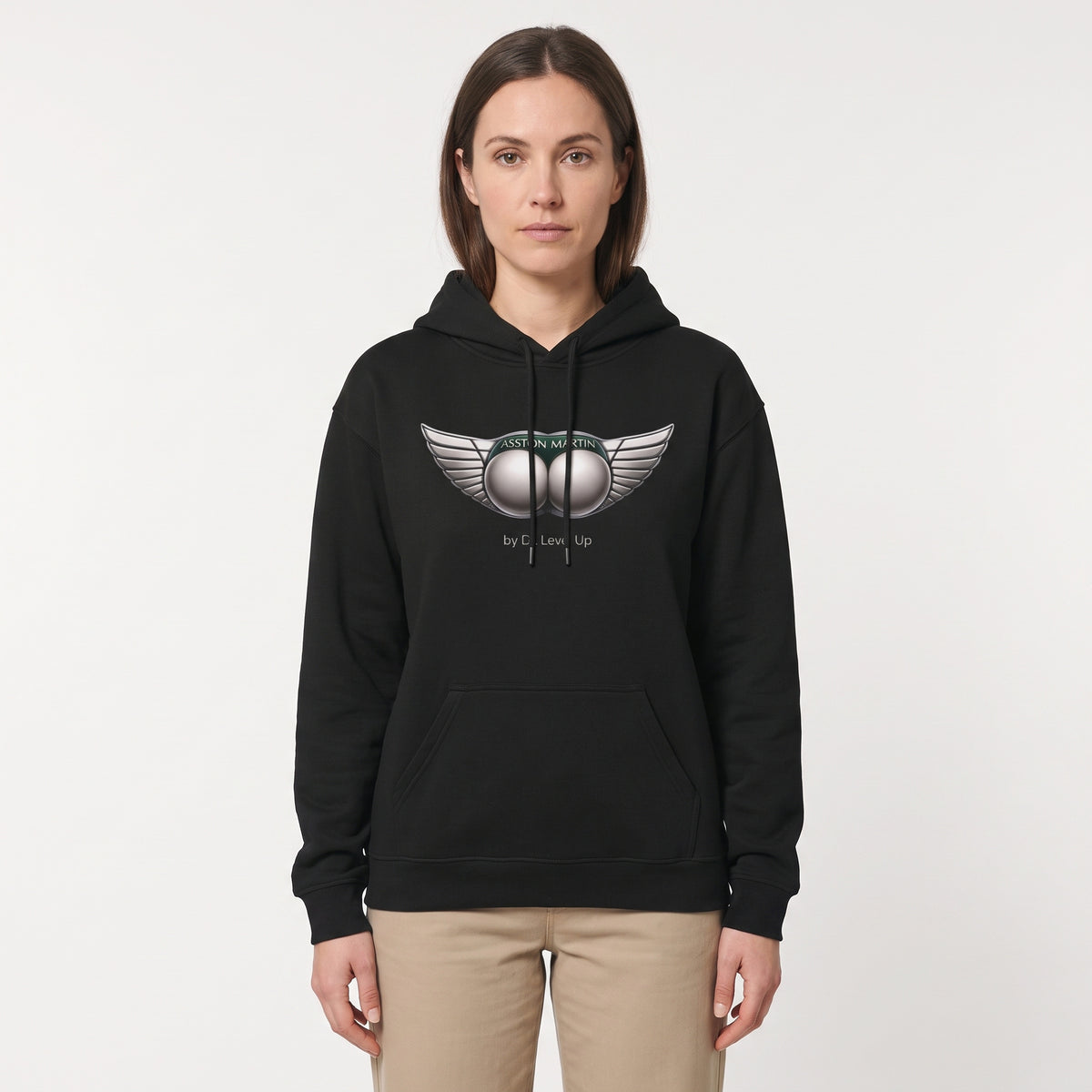 ASSton Martin BBL Hoodie-ASSton Martin BBL Hoodie, Black, white-background studio wider fit view
