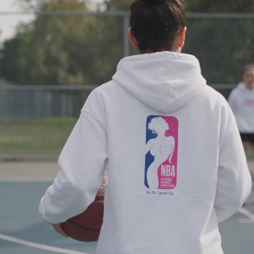 NBA - National Boobies Association Hoodie-NBA - National Boobies Association Hoodie, 10-second square lifestyle video