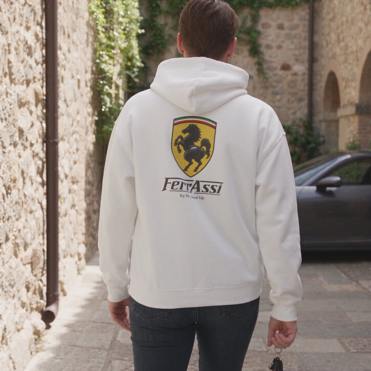 Ferassi BBL Horse Hoodie-Ferassi BBL Horse Hoodie, 10-second square lifestyle video