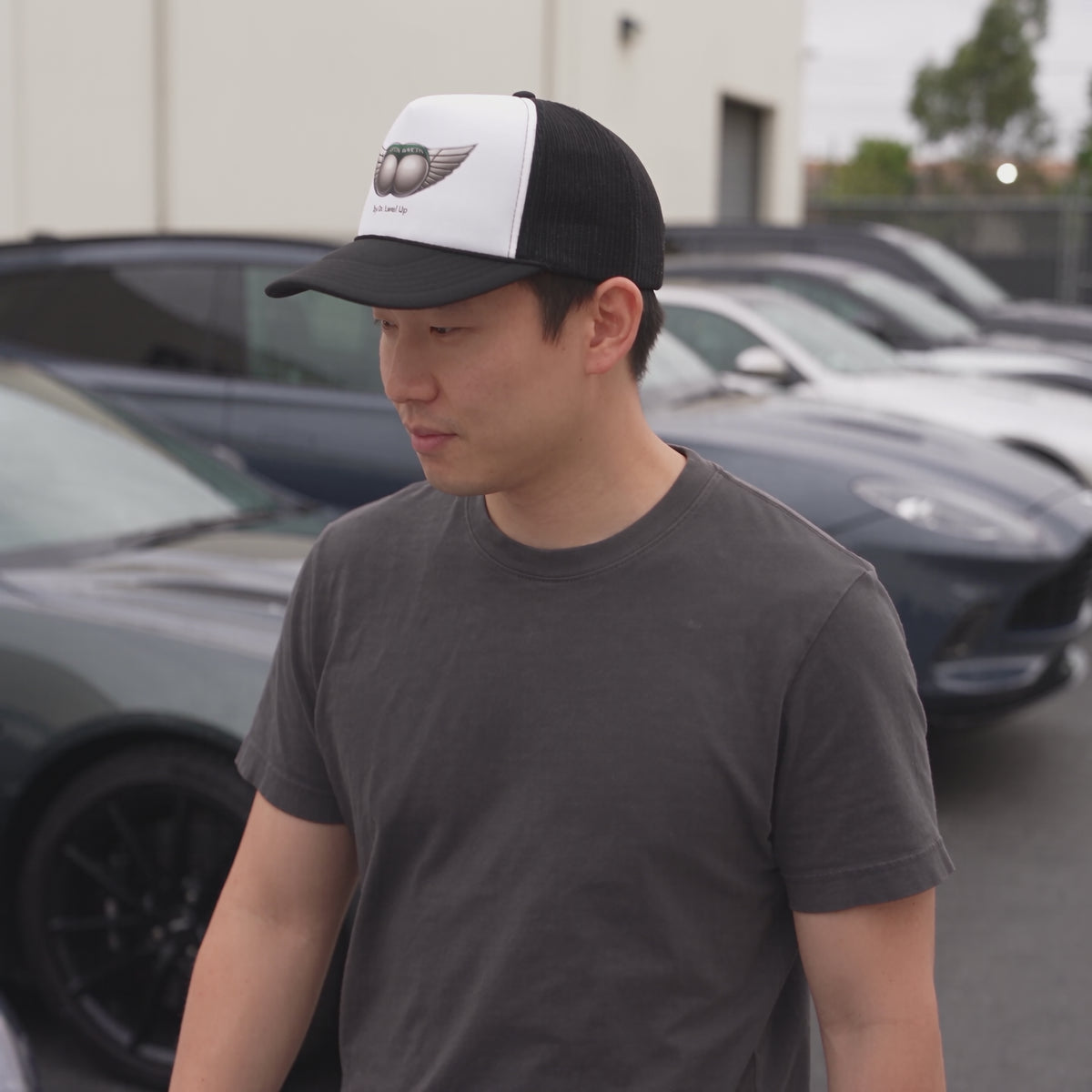 ASSton Martin BBL Trucker Cap-ASSton Martin BBL Trucker Cap, 10-second square lifestyle video