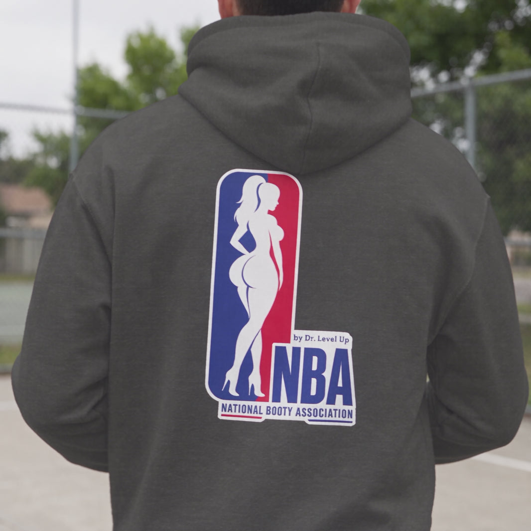 NBA - National Booty Association Hoodie-NBA - National Booty Association Hoodie, 10-second square lifestyle video
