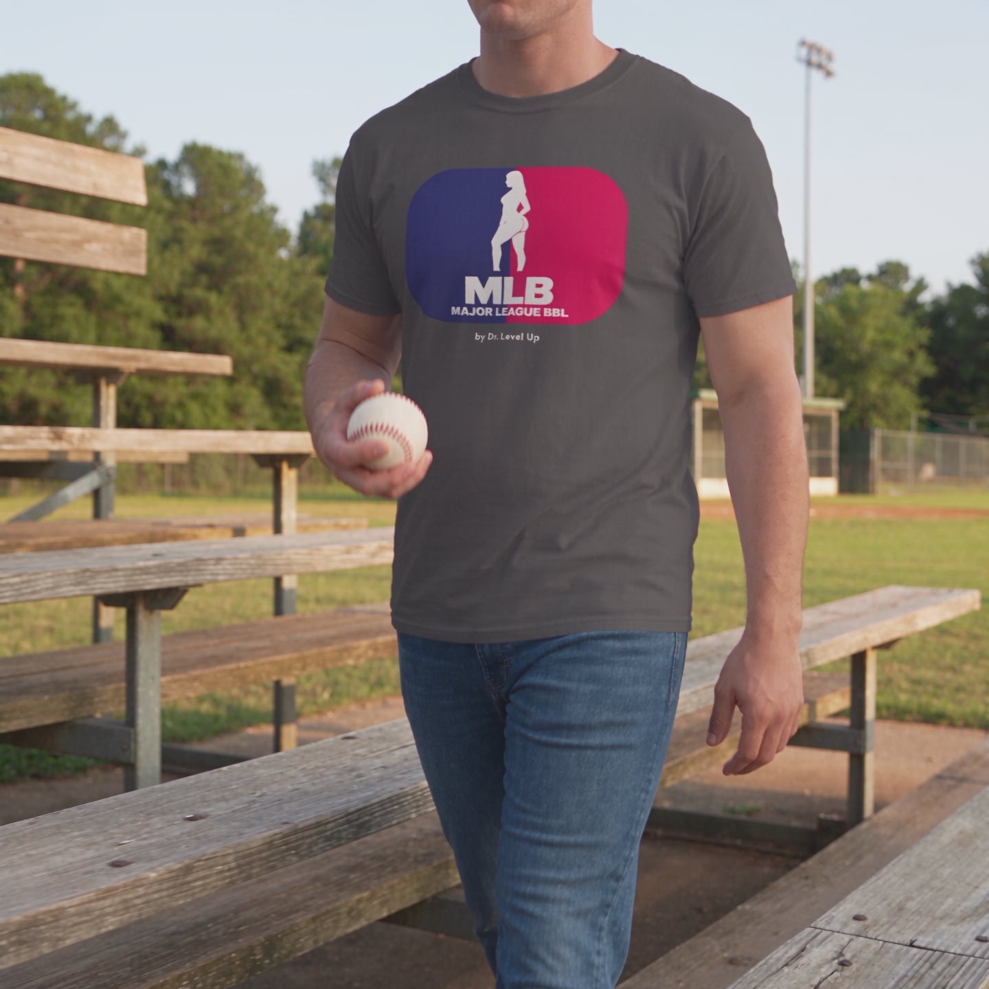 MLB - Major League BBL Unisex Softstyle T-Shirt, 10-second square lifestyle video